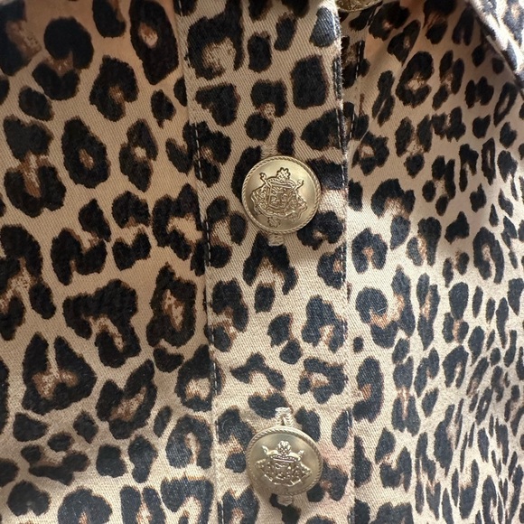 J. Crew A Line Shirt Dress in Leopard Chino for Women - Picture 5 of 8